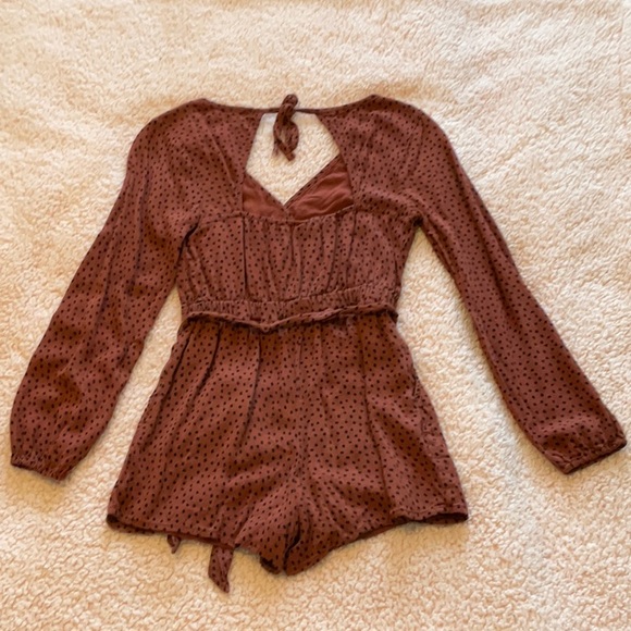 Abercrombie & Fitch Long Sleeve Romper - Picture 2 of 3
